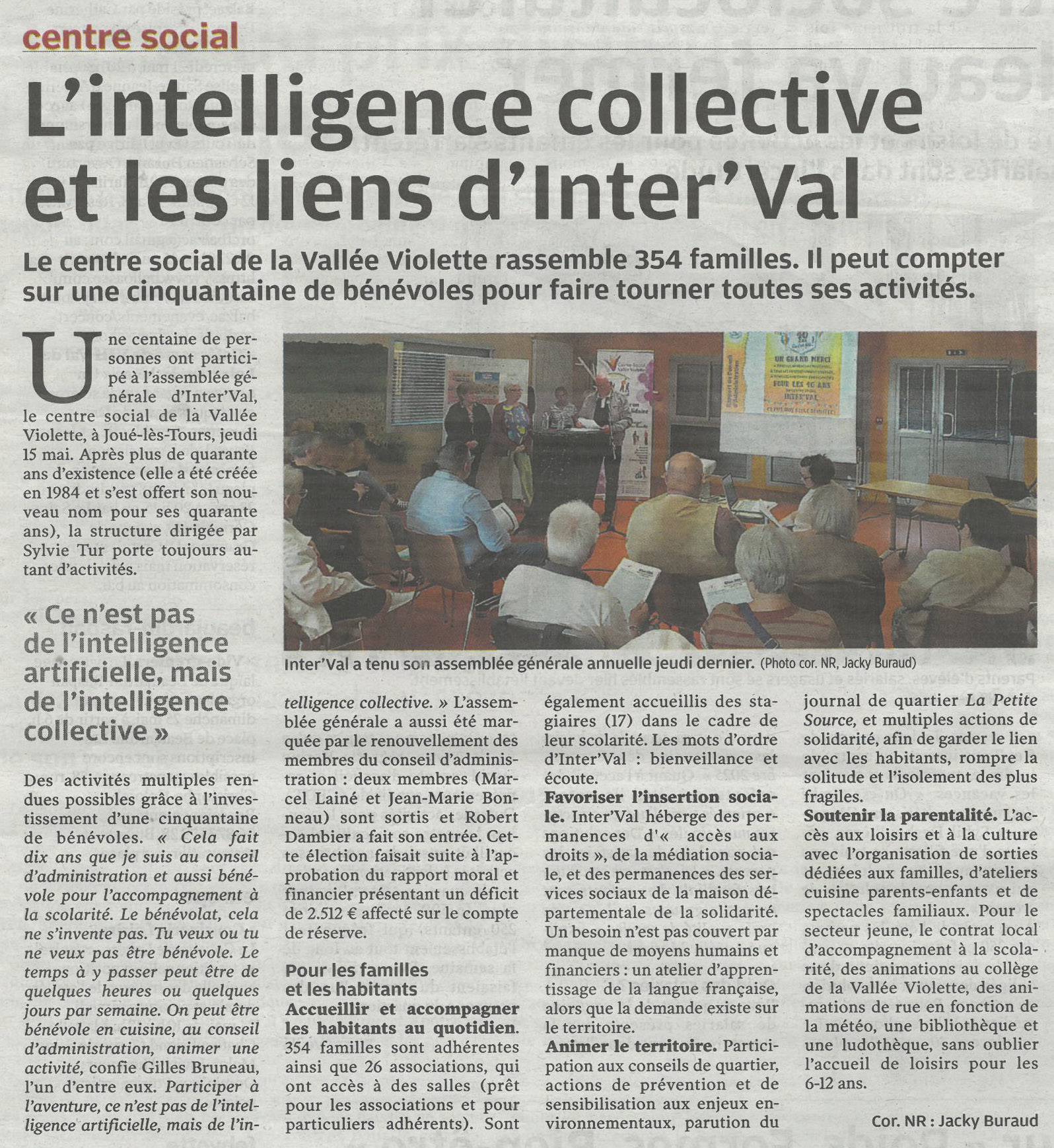 L'intelligence collective et les liens d'Inter'Val